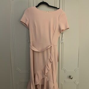 Calvin Klein Pink Ruffle Dress